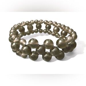 Woven Rainbow Ice Obsidian Bracelet